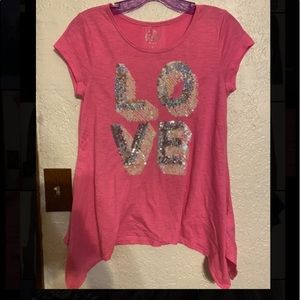 Pink Love kids shirt
